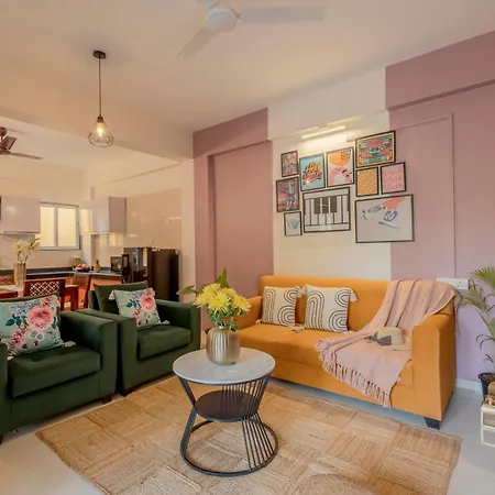 Appartement Bellini, Anjuna, Goa, 5 Mins From Beach, Centrally Located